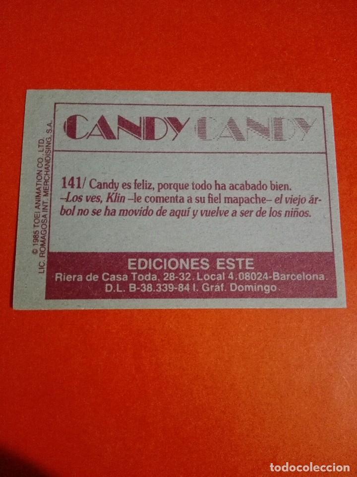 Coleccionismo cromos antiguos: Cromo n 141 candy candy 1985 panini - Foto 2