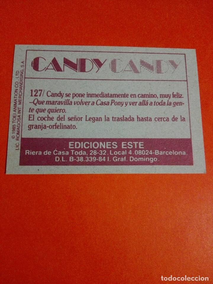 Coleccionismo cromos antiguos: Cromo n 127 candy candy 1985 panini - Foto 2