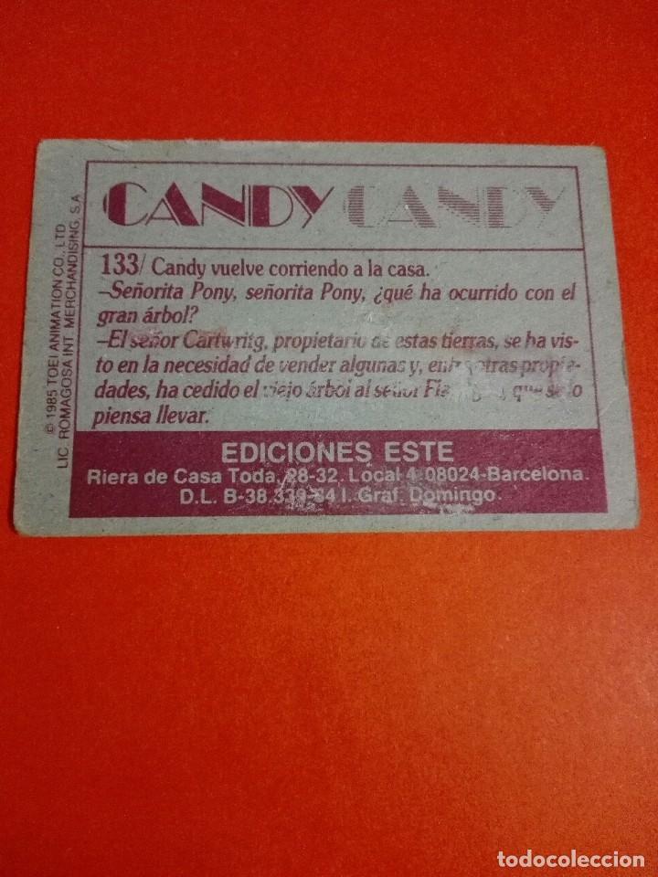 Coleccionismo cromos antiguos: Cromo n 133 candy candy 1985 panini - Foto 2