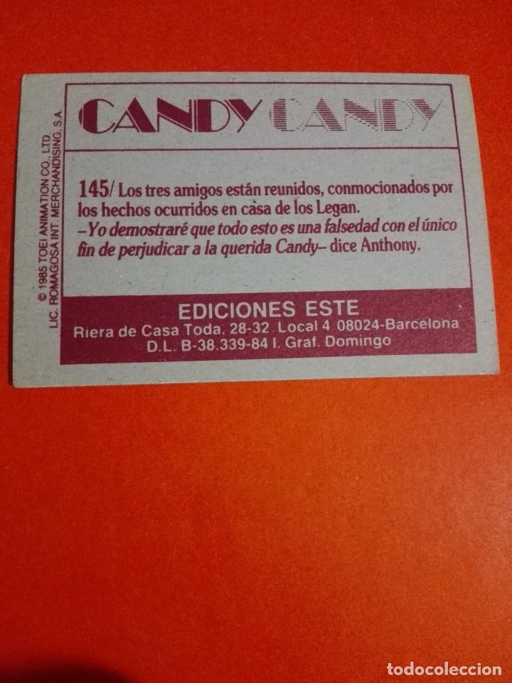 Coleccionismo cromos antiguos: Cromo n 145 candy candy 1985 panini - Foto 2