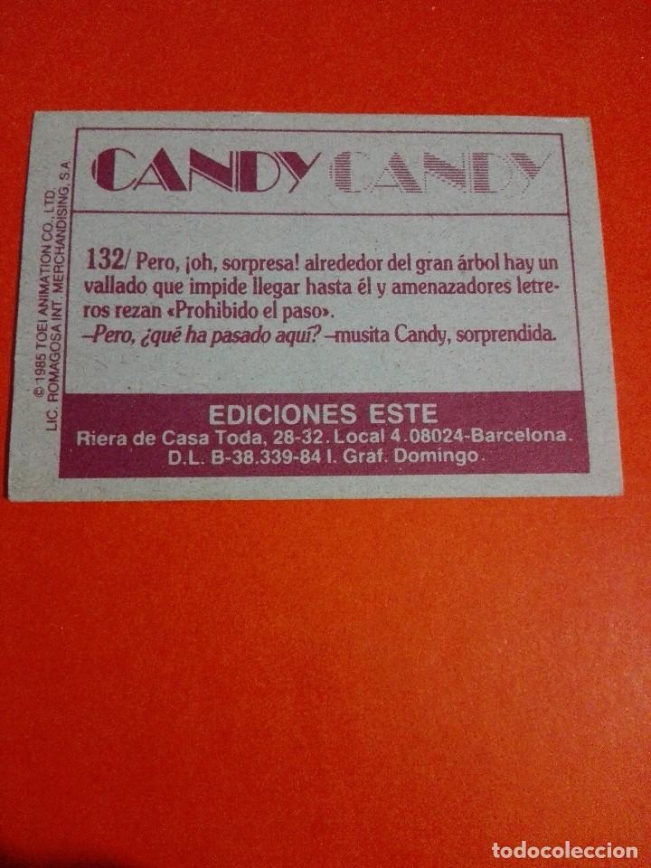 Coleccionismo cromos antiguos: Cromo n 132 candy candy 1985 panini - Foto 2