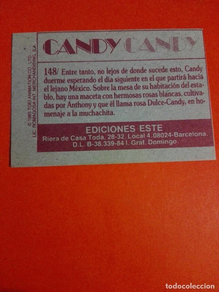Coleccionismo cromos antiguos: Cromo n 148 candy candy 1985 panini - Foto 2