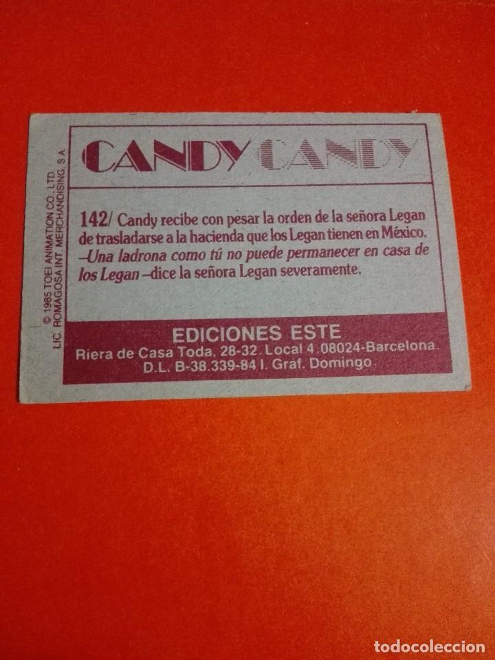 Coleccionismo cromos antiguos: Cromo n 142 candy candy 1985 panini - Foto 2