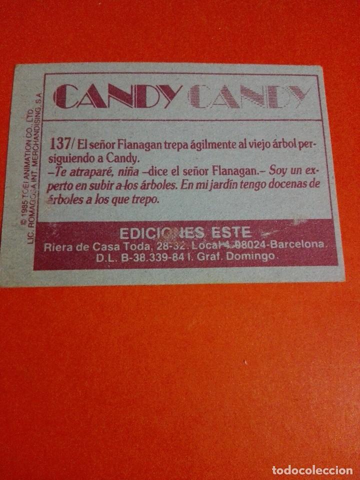 Coleccionismo cromos antiguos: Cromo n 149 candy candy 1985 panini - Foto 2