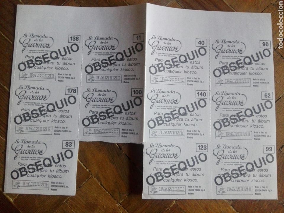 Coleccionismo cromos antiguos: Cromos Panini La llamada de los gnomos - Foto 2