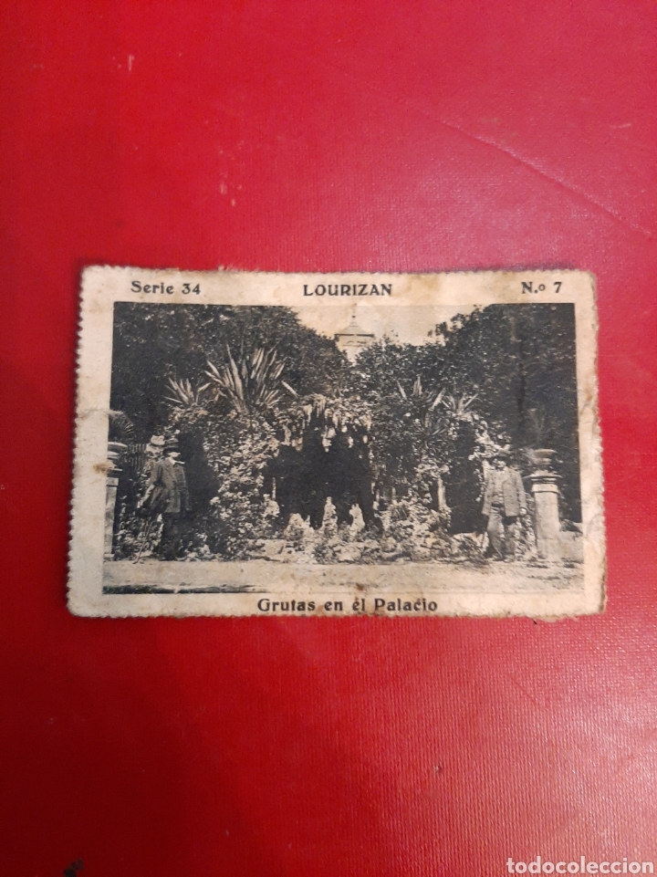 Colecionismo Cromos antigos: Crimo bellezas de Galicia Lorizan Grutas en el palacio serie 34 n&uacute;mero 7