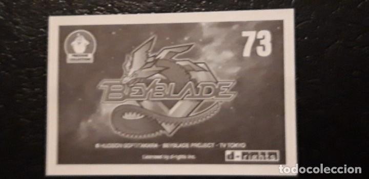 Coleccionismo cromos antiguos: 1 CROMO DE ** BEYBLADE N. 73 ** 2005 - Foto 2
