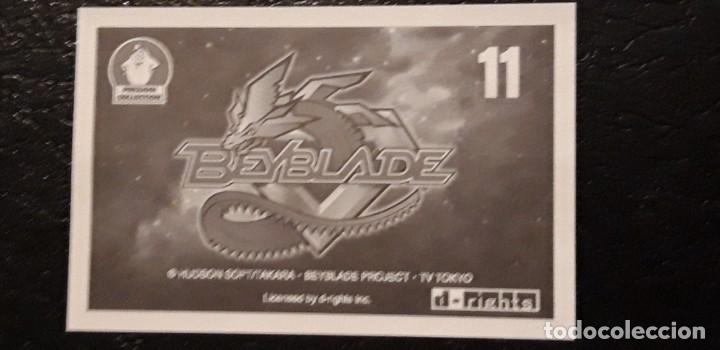 Coleccionismo cromos antiguos: 1 CROMO DE ** BEYBLADE N. 11 ** 2005 - Foto 2