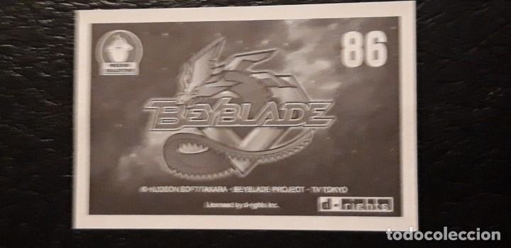 Coleccionismo cromos antiguos: 1 CROMO DE ** BEYBLADE N. 86 ** 2005 - Foto 2