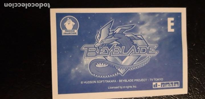 Coleccionismo cromos antiguos: 1 CROMO DE ** BEYBLADE N. E  DRAGOON  ** 2005 - Foto 2