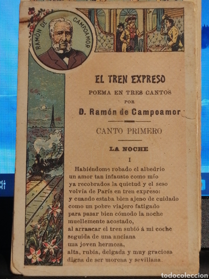Collectable Antique Stickers: Coleccion de 25 cromos completa El Tren Expreso de D. Ramon de Campoamor