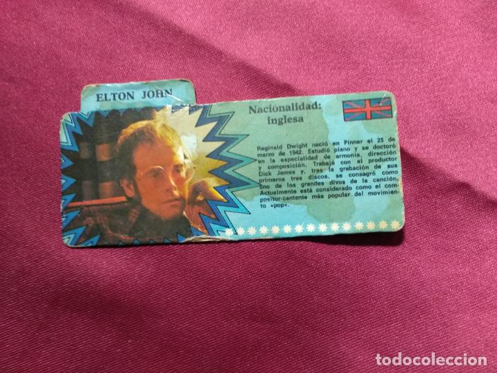 Coleccionismo cromos antiguos: ELTON JOHN. DISCOGRAFIA. BIMBO - Foto 1