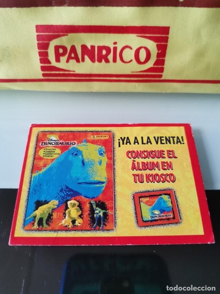 Coleccionismo Cromos antiguos: CROMO CARTON PROMOSTAFF ALBUM PANINI PELICULA DISNEY DINOSAUR DINOSAURIOS OFERTA LANZAMIENTO