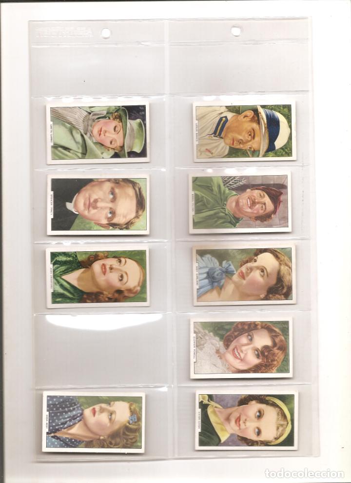 Coleccionismo cromos antiguos: 750. ACTORES / ACTRICES (42 CROMOS) - Foto 3