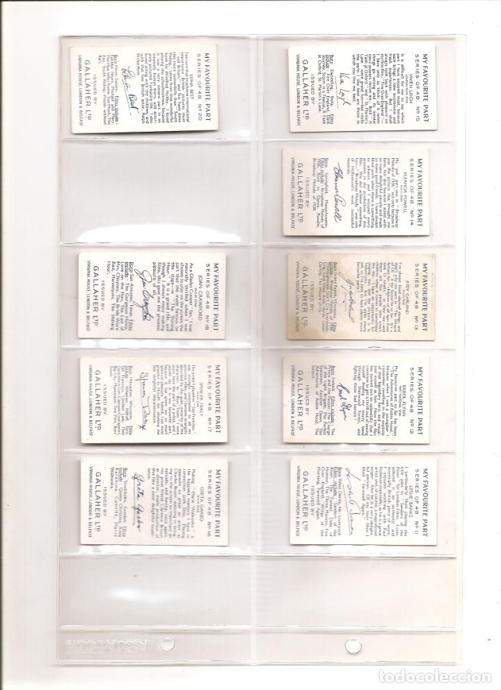 Coleccionismo cromos antiguos: 750. ACTORES / ACTRICES (42 CROMOS) - Foto 4