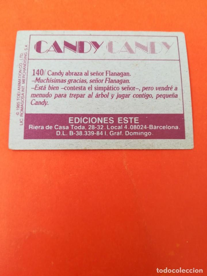 Coleccionismo cromos antiguos: Cromo n 140 candy candy 1985 panini - Foto 2