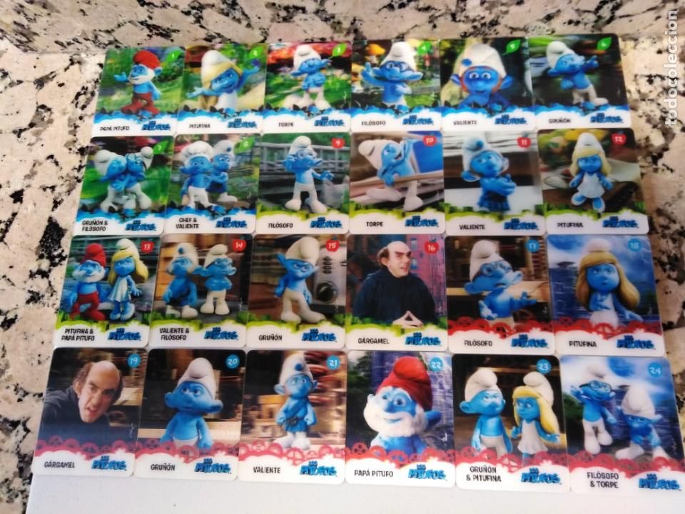 Coleccionismo cromos antiguos: Colecci&oacute;n tarjetas 3D Los Pitufos - Foto 1