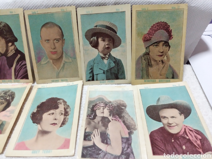 Coleccionismo cromos antiguos: Cromos antiguos actores - Foto 3