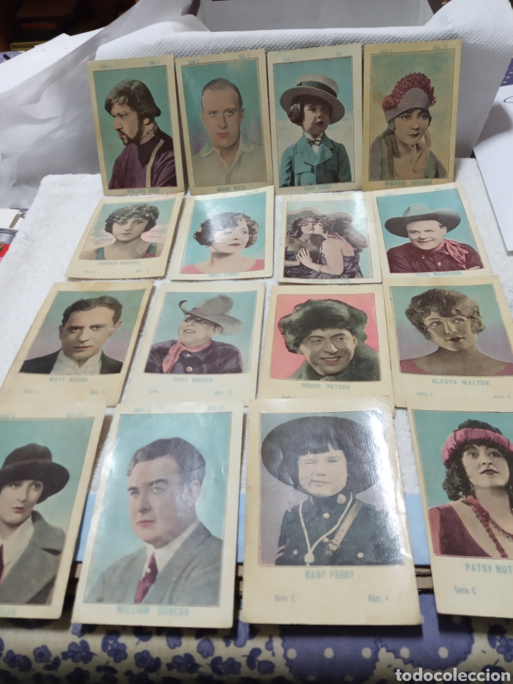 Coleccionismo cromos antiguos: Cromos antiguos actores - Foto 1
