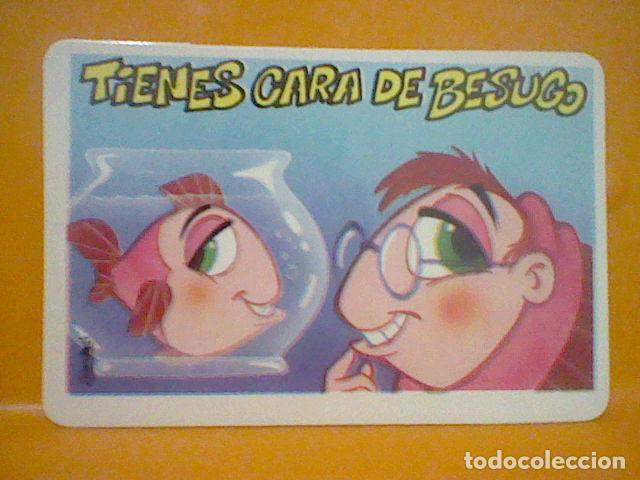 Coleccionismo Cromos antiguos: BOLLYCAO PEGUI BESUGO TARJETA PEGATINA SIN PEGAR NUNCA VINTAGE PROMOCIONAL PASTELITOS 6 X 4 CMS