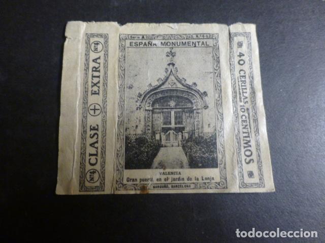 Sammeln alte Sammelbilder: VALENCIA CROMO ENVUELTA CAJA DE CERILLAS SIGLO XIX