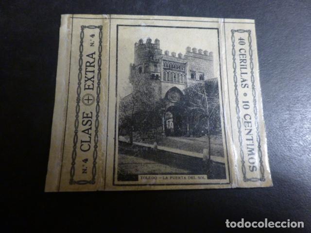 Colecionismo Cromos antigos: TOLEDO CROMO ENVUELTA CAJA DE CERILLAS SIGLO XIX