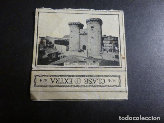 Colecionismo Cromos antigos: VALENCIA CROMO ENVUELTA CAJA DE CERILLAS SIGLO XIX