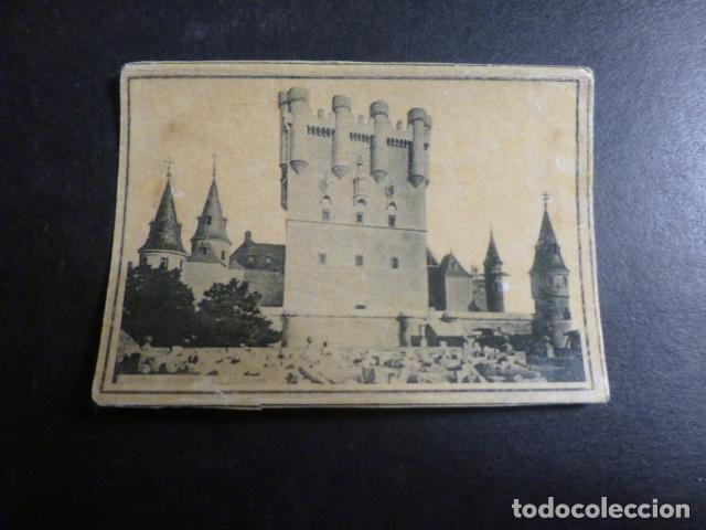 Colecionismo Cromos antigos: SEGOVIA CROMO ENVUELTA CAJA DE CERILLAS SIGLO XIX