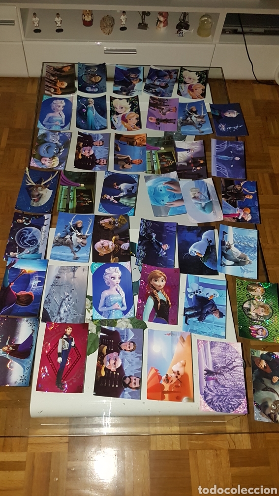 Coleccionismo cromos antiguos: Lote de 41 postales frozen - Foto 1