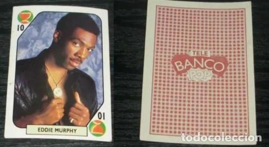 Coleccionismo cromos antiguos: -TELE BANCO POP : EDDIE MURPHY - Foto 2