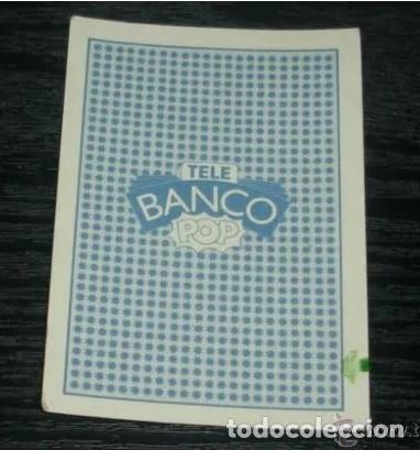 Coleccionismo cromos antiguos: -TELE BANCO POP : MARTA SANCHEZ - Foto 3