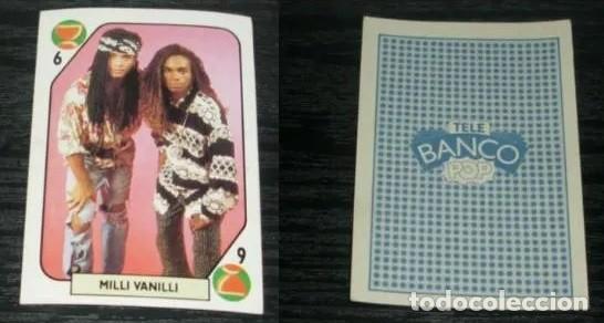 Coleccionismo cromos antiguos: -TELE BANCO POP : MILLI VANILLI - Foto 2