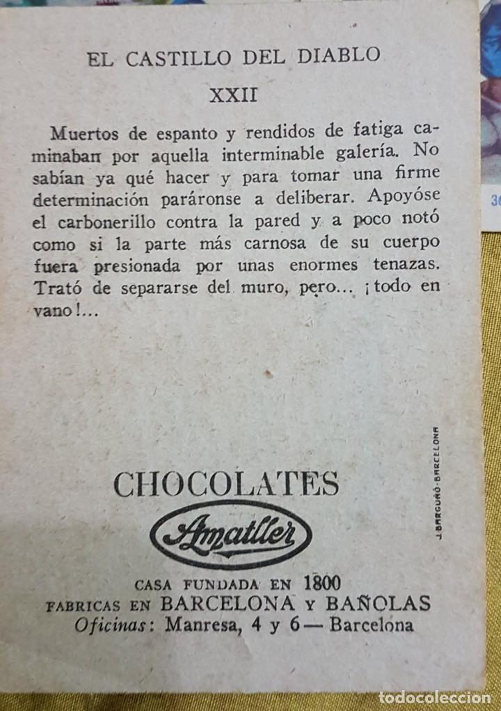 Coleccionismo cromos antiguos: Coleccion cromos chocolates amatller el castillo del diablo - Foto 4