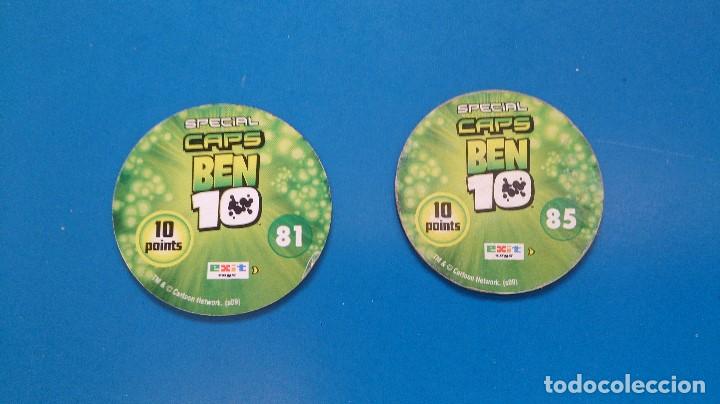 Coleccionismo cromos antiguos: TAZOS SPECIAL CAPS BEN10 - Foto 2