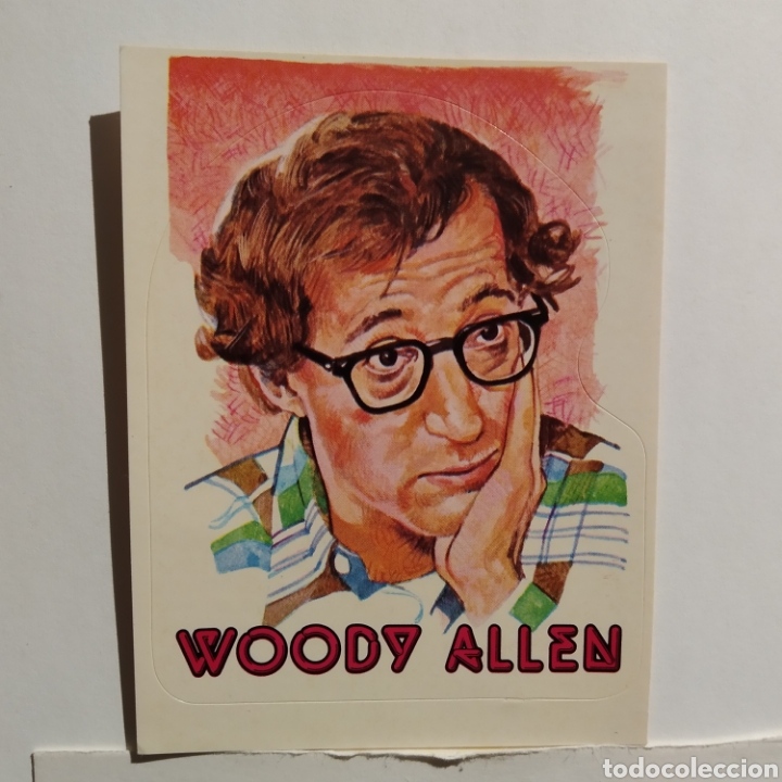Coleccionismo Cromos antiguos: Cromo Panini's Stickers a&ntilde;o 1980 Woody Allen