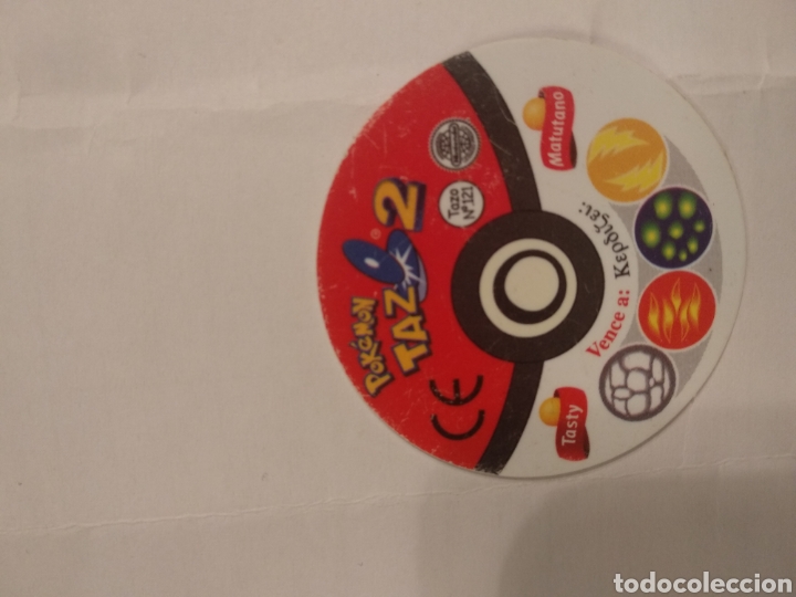 Coleccionismo cromos antiguos: Tazo 2 Pok&eacute;mon 2000 Matutano - Foto 2