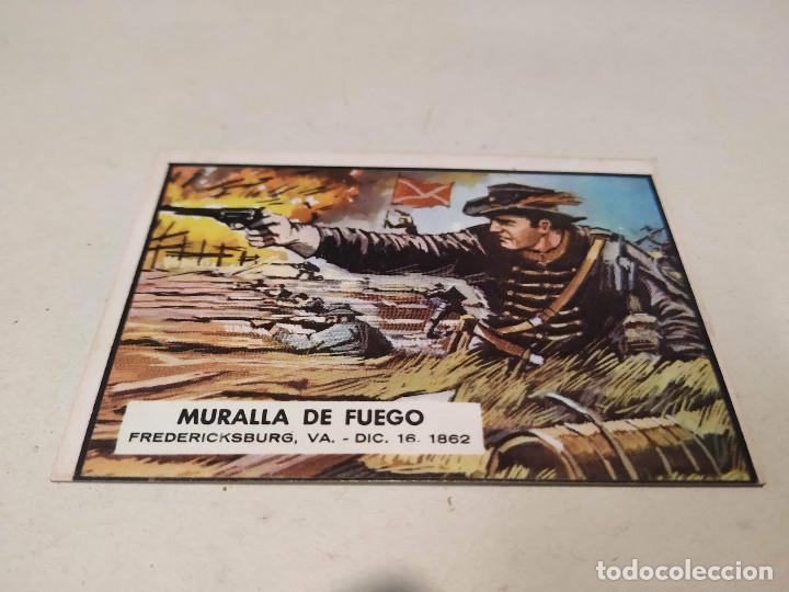 Coleccionismo Cromos antiguos: CROMO CIVIL WAR NEWS N&ordm; 34 - MURALLA DE FUEGO - CHICLE TOPPS