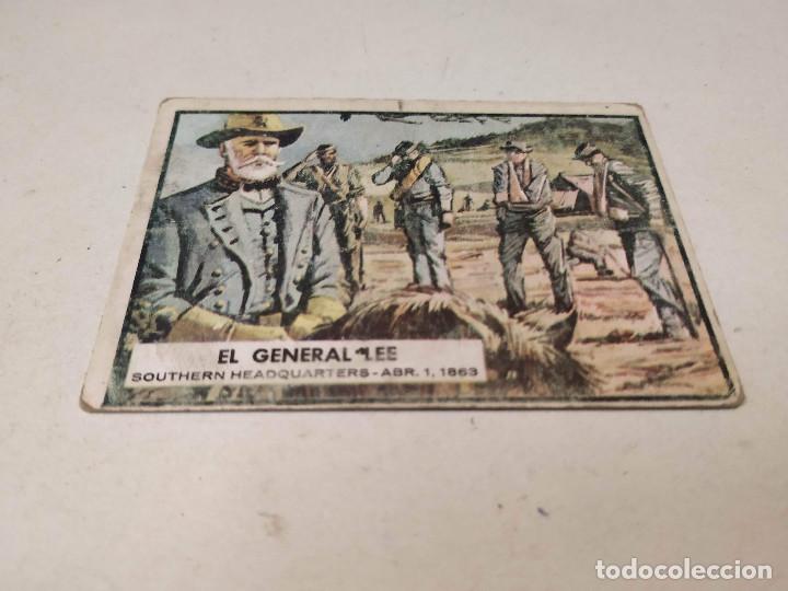 Coleccionismo Cromos antiguos: CROMO CIVIL WAR NEWS N&ordm; 39 - EL GENERAL LEE - CHICLE TOPPS