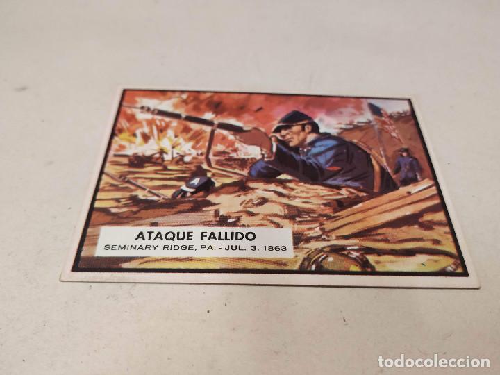 Coleccionismo Cromos antiguos: CROMO CIVIL WAR NEWS N&ordm; 47 - ATAQUE FALLIDO - CHICLE TOPPS