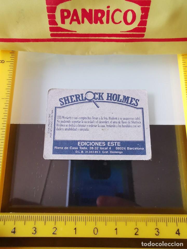 Coleccionismo cromos antiguos: CROMO SHERLOCK HOLMES EDICIONES ESTE N&ordm; 111 - Foto 2