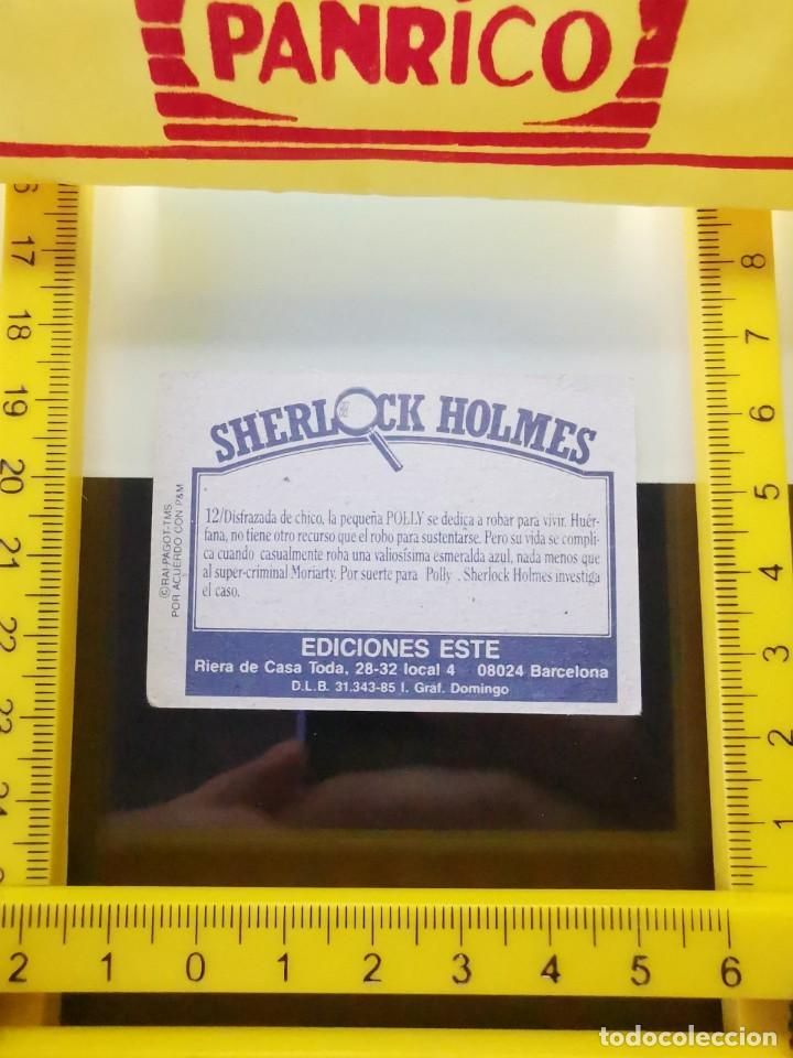 Coleccionismo cromos antiguos: CROMO SHERLOCK HOLMES EDICIONES ESTE N&ordm; 12 - Foto 2