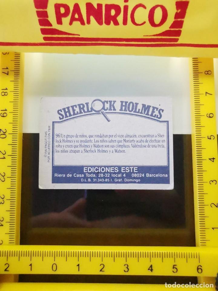 Coleccionismo cromos antiguos: CROMO SHERLOCK HOLMES EDICIONES ESTE N&ordm; 96 - Foto 2