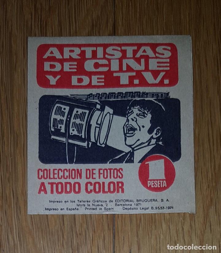Coleccionismo Cromos antiguos: SOBRE DE CROMOS ARTISTAS DE CINE Y DE T.V.,EDITORIAL BRUGUERA,A&Ntilde;O 1971 SIN ABRIR