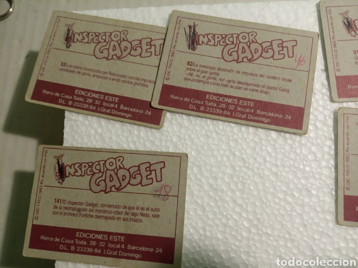 Coleccionismo cromos antiguos: Cromos inspector gadget - Foto 8