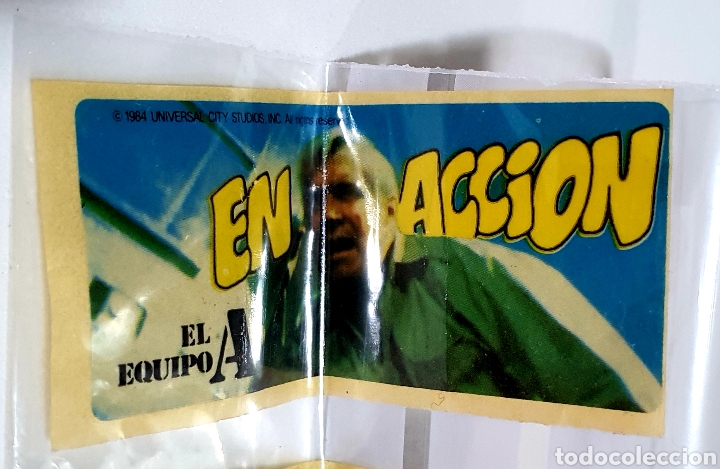 Coleccionismo cromos antiguos: Cromo Chicle El Equipo A ORIGINAL DE LA &Eacute;POCA - Foto 1