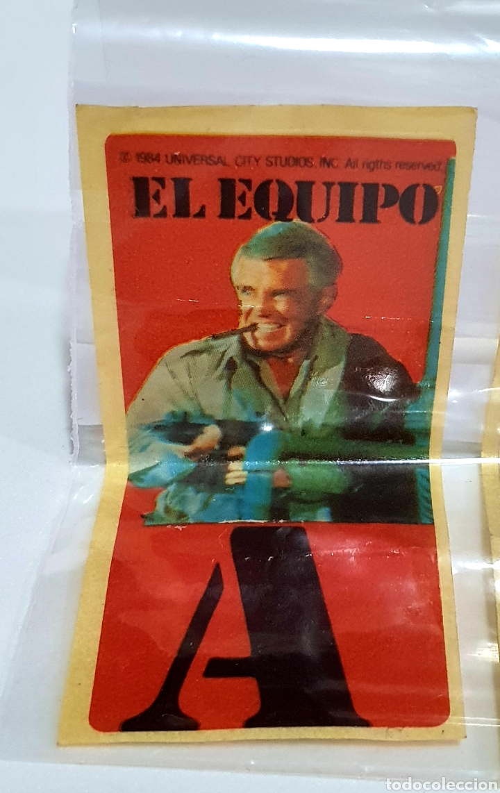 Coleccionismo cromos antiguos: Cromo Chicle El Equipo A ORIGINAL DE LA &Eacute;POCA - Foto 1