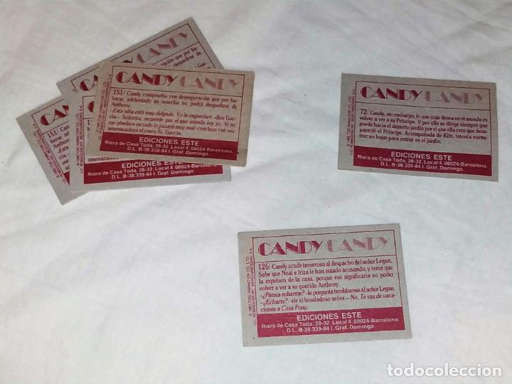 Coleccionismo cromos antiguos: Lote 6 Cromos CANDY CANDY del 84 sin pegar. - Foto 2