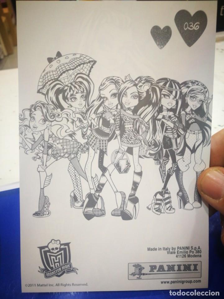 Coleccionismo cromos antiguos: Monster High N 36 PANINI - Foto 2