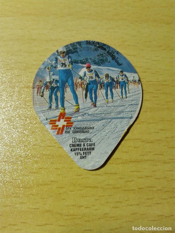 Coleccionismo Cromos antiguos: CUBIERTA CREME A CAFE 1990'S - STV FSG SCHWEIZERISCHER TURNVERBAND - ESQUI DEPORTES