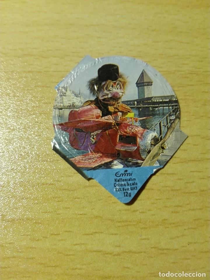 Coleccionismo cromos antiguos: CUBIERTA CREME A CAFE 1990'S - EMMI / KAPELLBRUCKE GINEBRA SUIZA - PUENTE PAYASO CIRCO